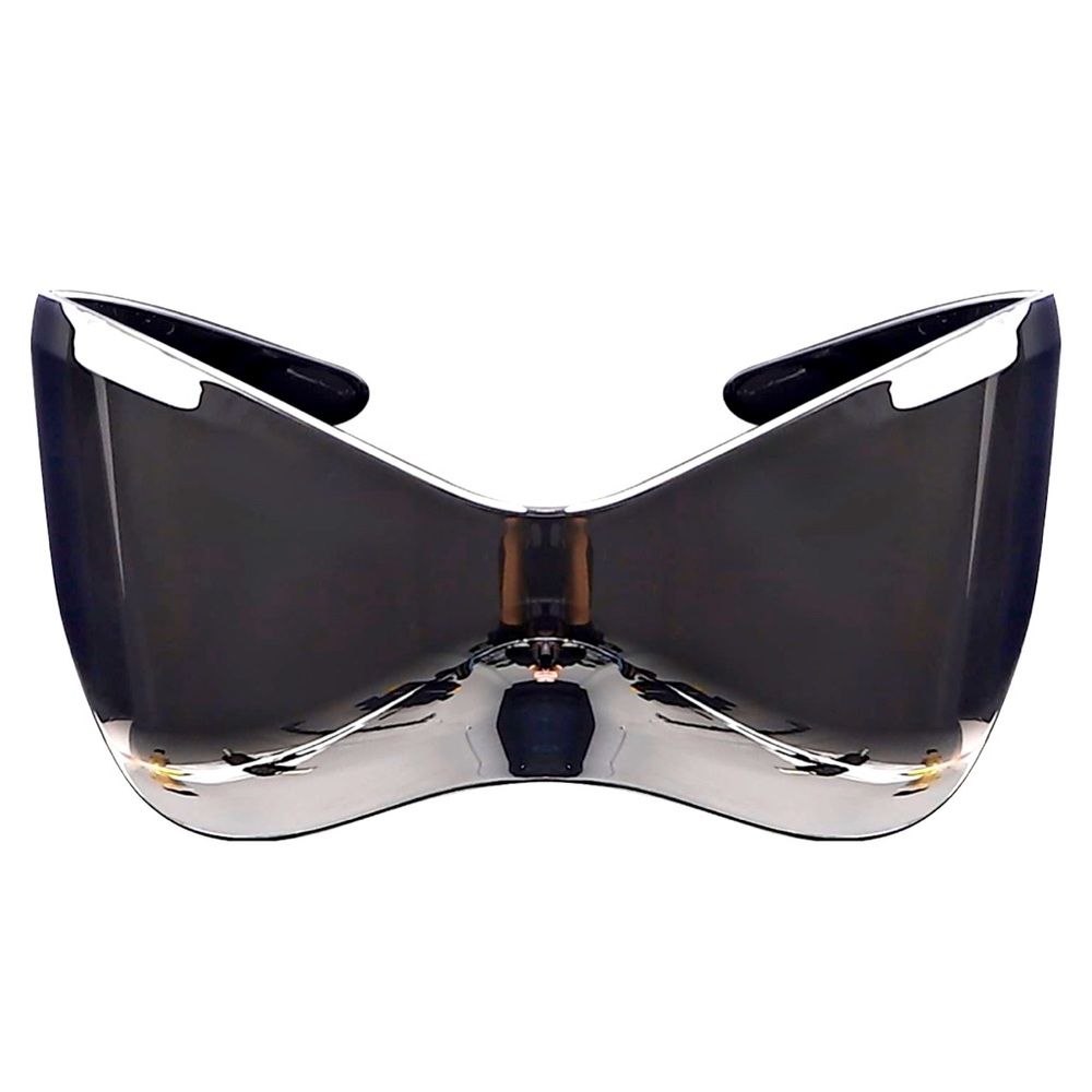 Chrome shield sunglasses